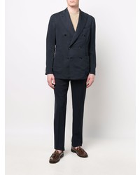 Blazer croisé bleu marine Boglioli