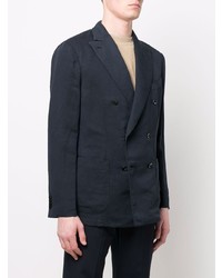 Blazer croisé bleu marine Boglioli