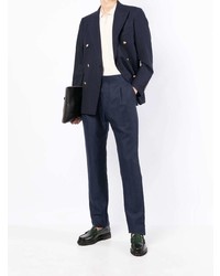 Blazer croisé bleu marine Man On The Boon.