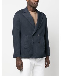 Blazer croisé bleu marine Boglioli