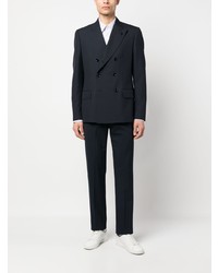 Blazer croisé bleu marine Lardini