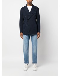 Blazer croisé bleu marine Drumohr