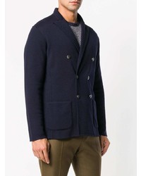 Blazer croisé bleu marine Lardini