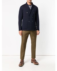 Blazer croisé bleu marine Lardini