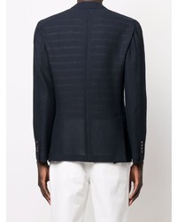 Blazer croisé bleu marine Lardini