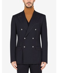 Blazer croisé bleu marine Dolce & Gabbana