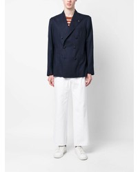 Blazer croisé bleu marine Tagliatore