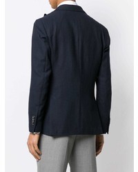 Blazer croisé bleu marine Lardini