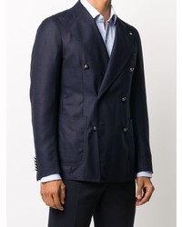 Blazer croisé bleu marine Tagliatore