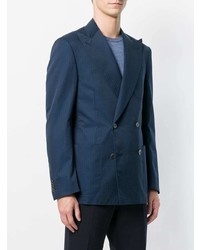 Blazer croisé bleu marine Corneliani