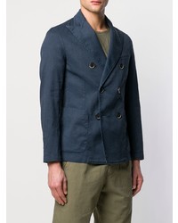 Blazer croisé bleu marine Barena