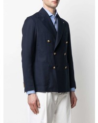 Blazer croisé bleu marine Tagliatore