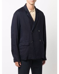 Blazer croisé bleu marine Barena