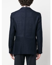 Blazer croisé bleu marine Lardini