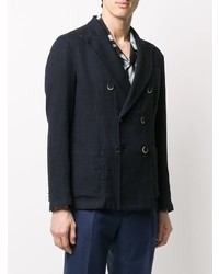 Blazer croisé bleu marine Barena