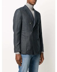 Blazer croisé bleu marine Boglioli