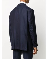 Blazer croisé bleu marine Kiton