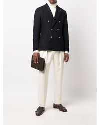 Blazer croisé bleu marine Lardini