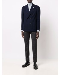 Blazer croisé bleu marine Lardini