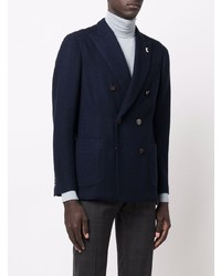 Blazer croisé bleu marine Lardini