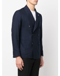 Blazer croisé bleu marine Tagliatore