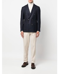 Blazer croisé bleu marine Canali