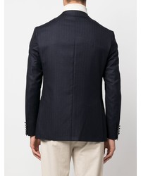 Blazer croisé bleu marine Canali