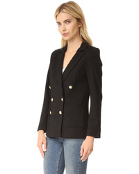 Blazer croisé bleu marine Blaque Label