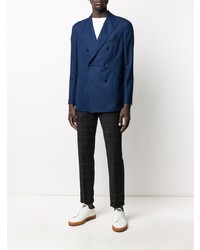 Blazer croisé bleu marine Boglioli