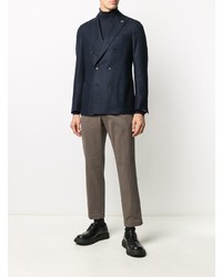 Blazer croisé bleu marine Lardini