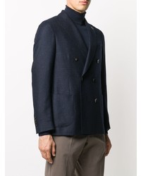 Blazer croisé bleu marine Lardini