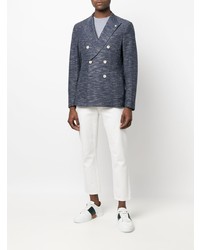 Blazer croisé bleu marine Manuel Ritz