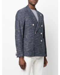 Blazer croisé bleu marine Manuel Ritz