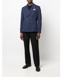 Blazer croisé bleu marine Manuel Ritz