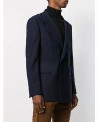 Blazer croisé bleu marine Mp Massimo Piombo