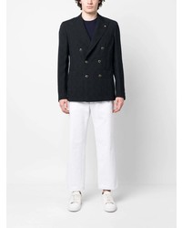 Blazer croisé bleu marine Tagliatore