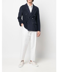 Blazer croisé bleu marine Tagliatore