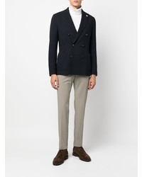 Blazer croisé bleu marine Lardini