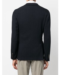 Blazer croisé bleu marine Lardini