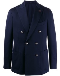 Blazer croisé bleu marine Lardini