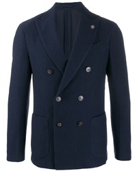 Blazer croisé bleu marine Lardini