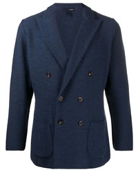 Blazer croisé bleu marine Lardini