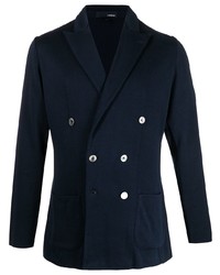 Blazer croisé bleu marine Lardini