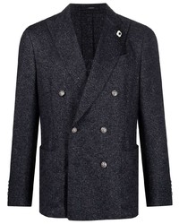 Blazer croisé bleu marine Lardini