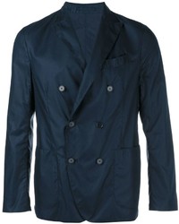 Blazer croisé bleu marine Lardini