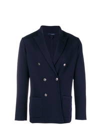 Blazer croisé bleu marine Lardini