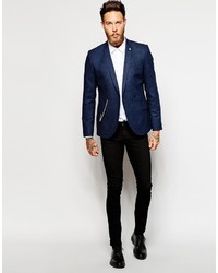 Blazer croisé bleu marine