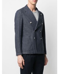 Blazer croisé bleu marine Manuel Ritz