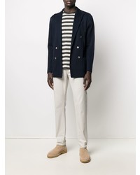 Blazer croisé bleu marine Lardini