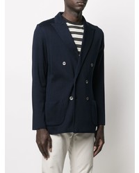 Blazer croisé bleu marine Lardini